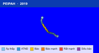 Quỹ đạo di chuyển của PEIPAH (2019)